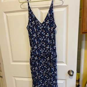 Gauchos jumpsuit with spaghetti straps